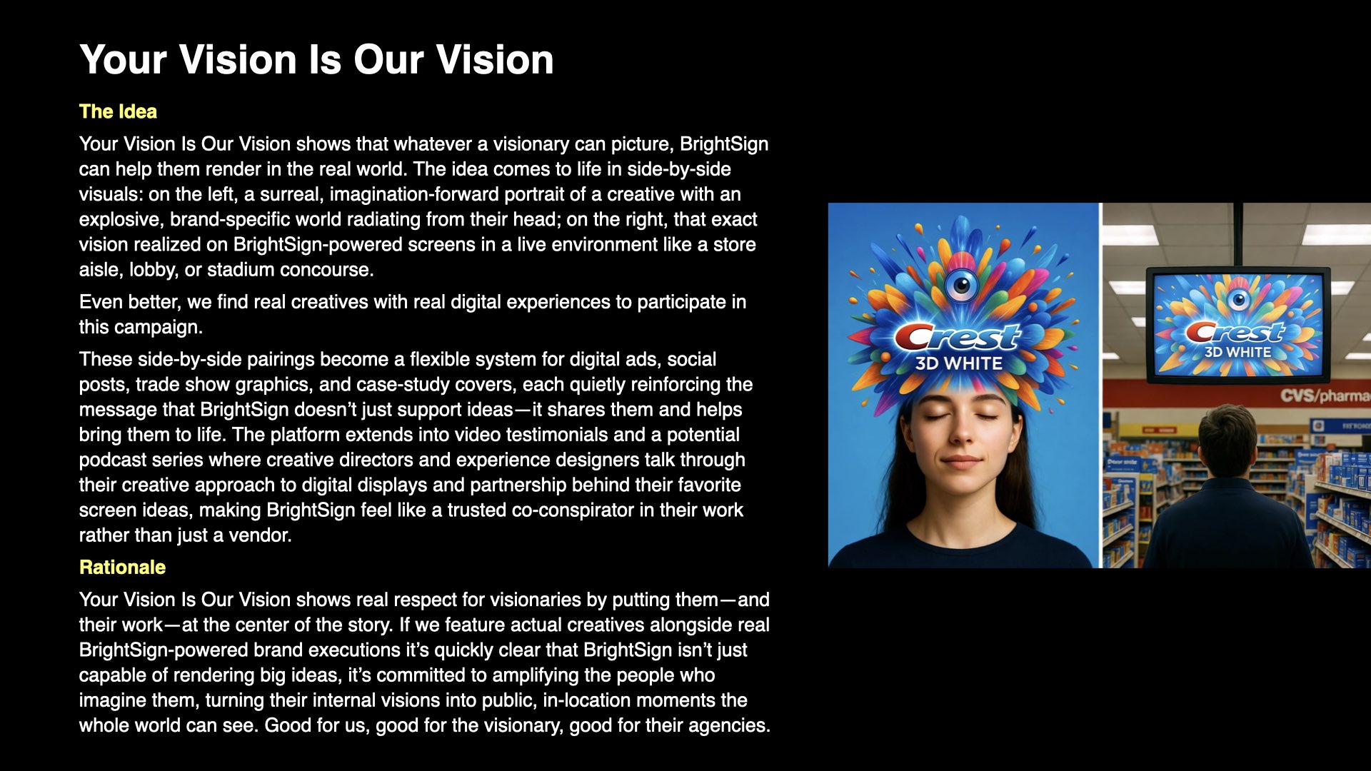 BrightSign Round 1, presentation slide 1