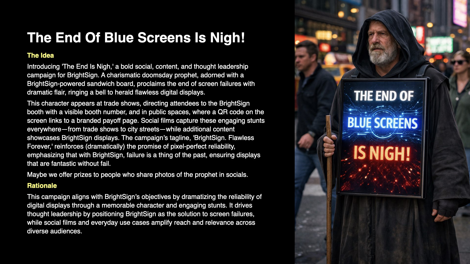 BrightSign Round 2, presentation slide 2