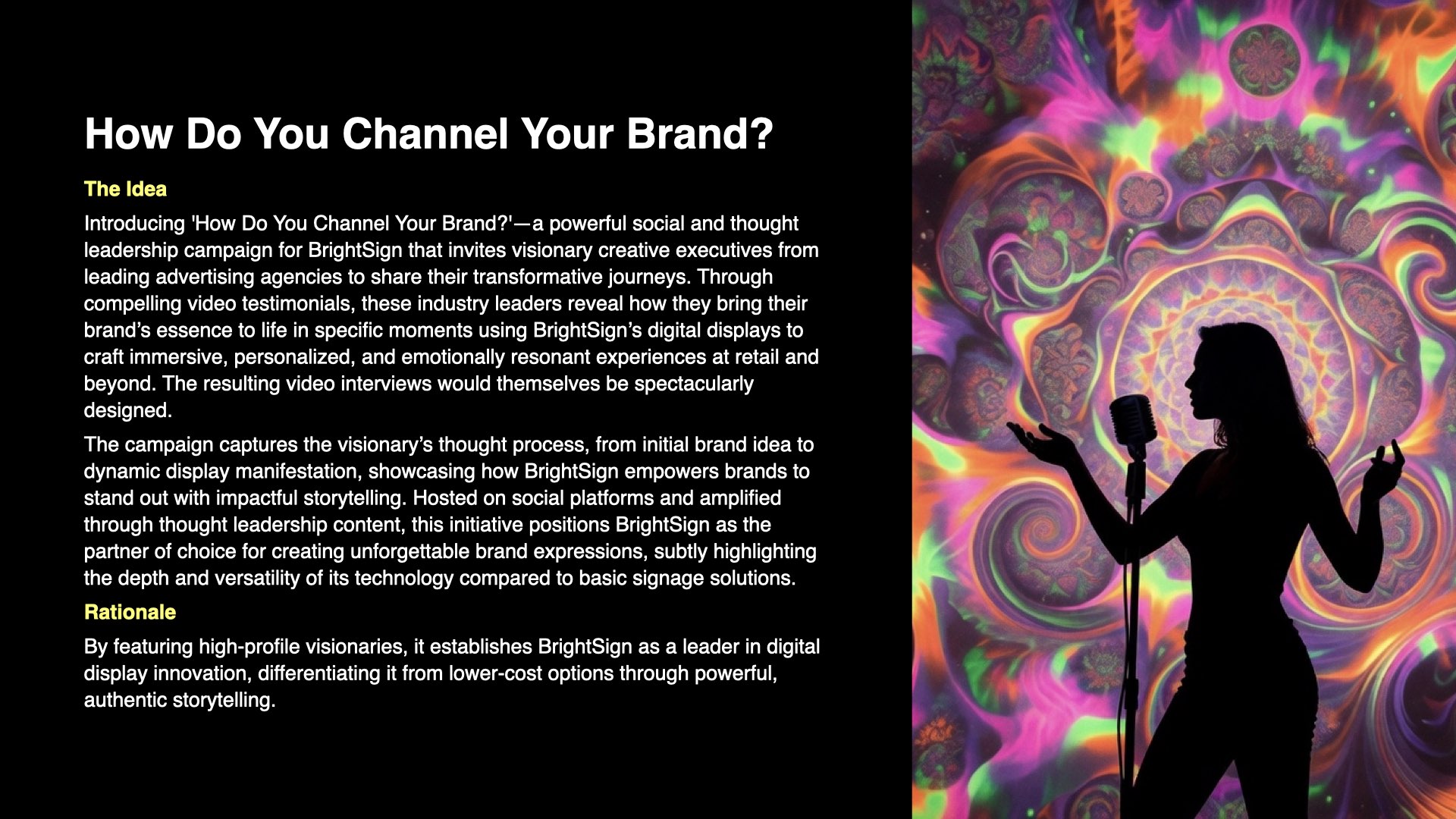 BrightSign Round 2, presentation slide 4